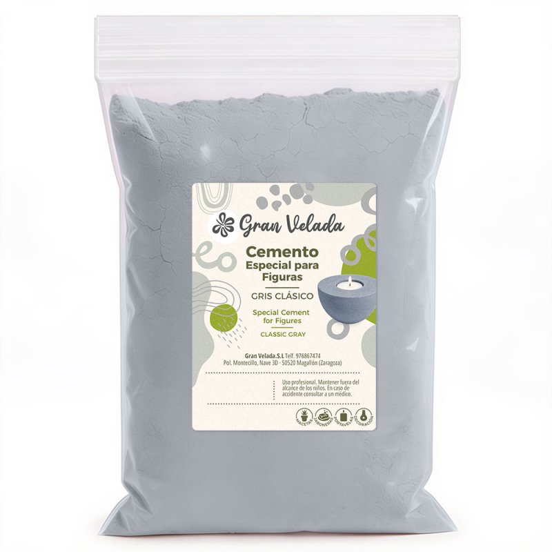 Bolsa de cemento para figuras gris Gran Velada