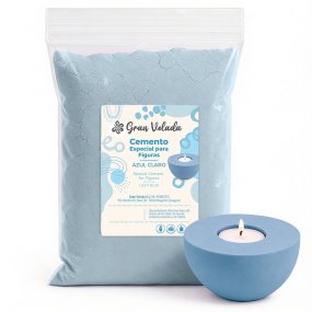 Ciment pour moulage bleu