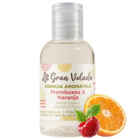 Esencia aromática de frambuesa y naranja