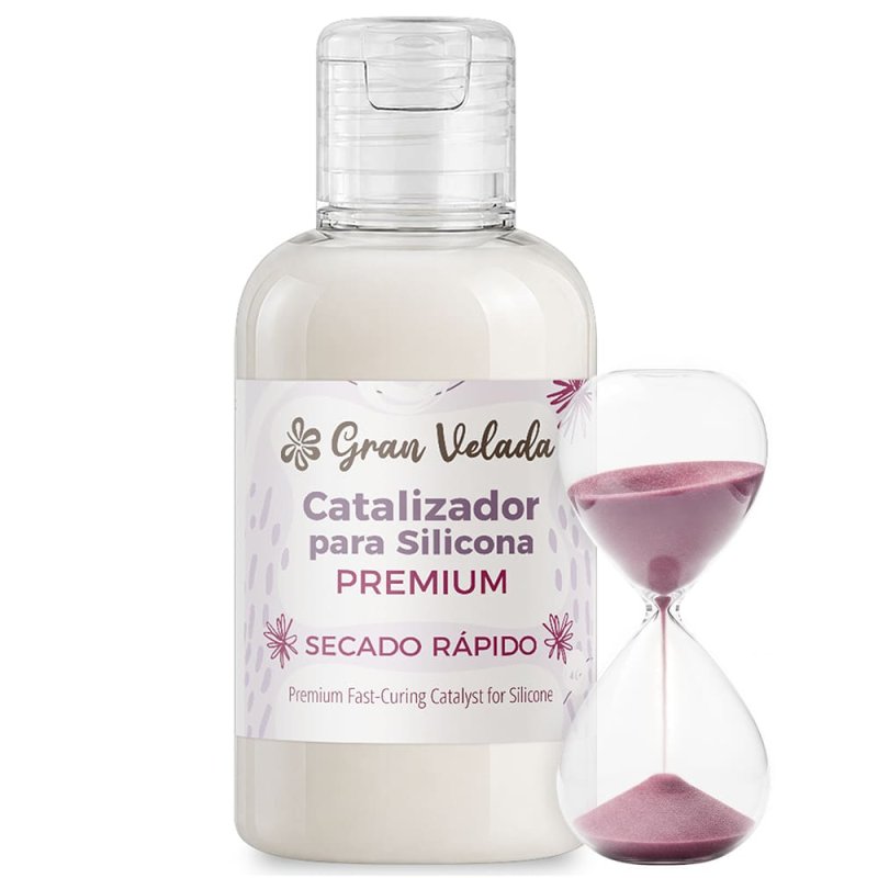 Catalizador secado rapido para silicona premium