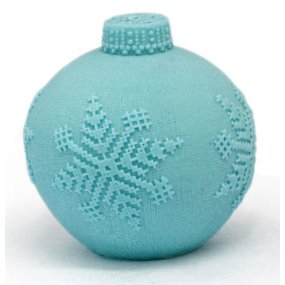 Molde bola de Navidad tejida Molde bola de Navidad tejida