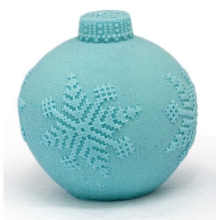 Molde bola de Navidad tejida - Molde bola de tejida de Navidad para hacer velas DIY. - Moldes navidad para jabones