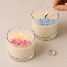 Molde para velas lirios