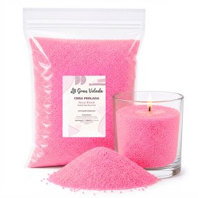 Pearled wax o cera perlada rosa blush