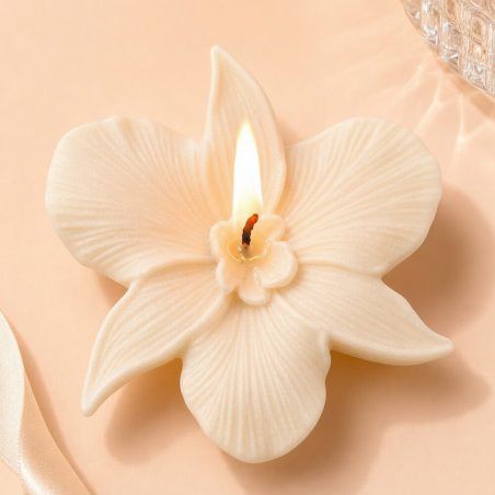 Molde para velas flor de plumeria
