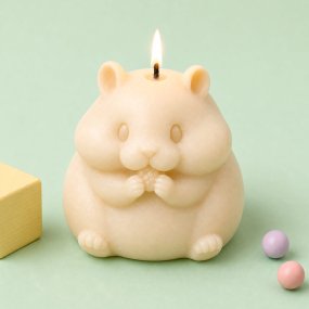 Molde para velas hamster