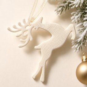 Molde para figuras de Natal rena a saltar