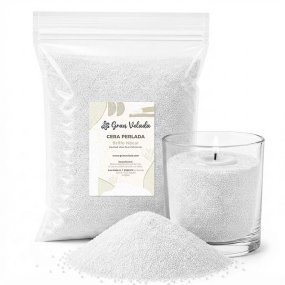 Pearled wax ou cire perlée nacré brillant