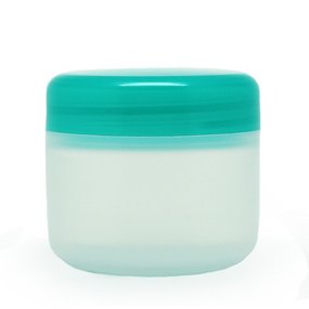 Recipiente 50 ml tampa verde com obturador