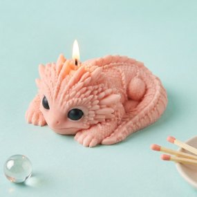 Molde para velas axolote