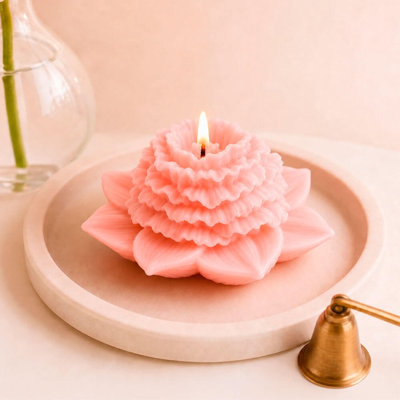 Molde para velas dalia 3D