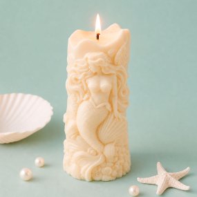 Molde para velas sirena