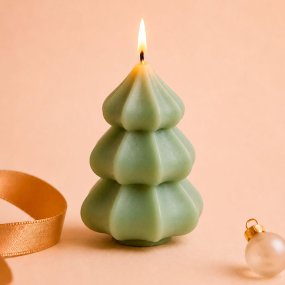 Moule pour bougies sapin de Noël étagé 10,5 cm