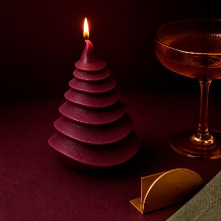 Vela decorativa árbol de Navidad
