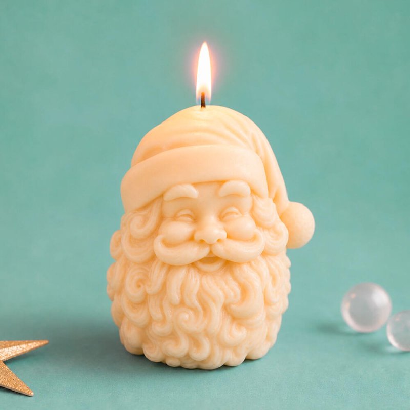 Molde cabeza de Papá Noel
