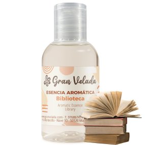 Essência aromática de biblioteca
