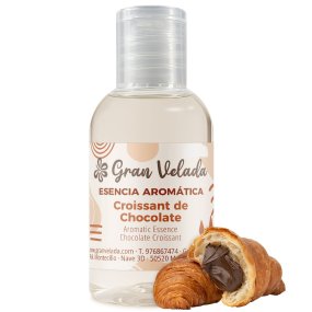 Essência aromática croissant de chocolate