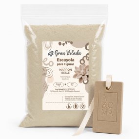 Gesso castanho bege para figuras