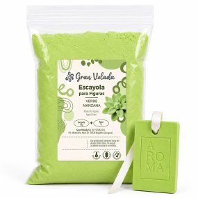 Gesso verde maçã para figuras