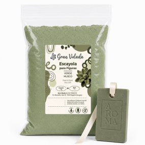 Gesso verde musgo para figuras