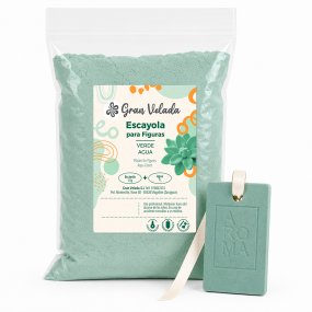 Gesso verde água para figuras