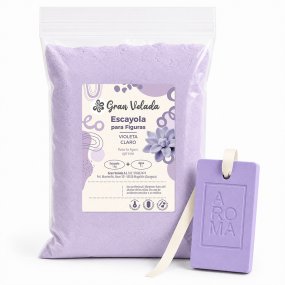 Gesso violeta claro para figuras