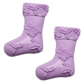 Chaussettes de Noël au savon moulé