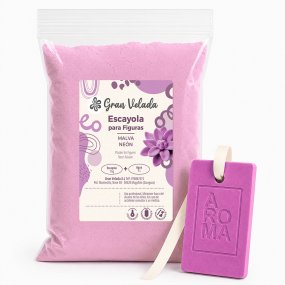 Gesso malva néon para figuras