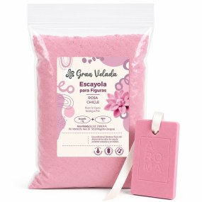Gesso rosa chiclete para figuras