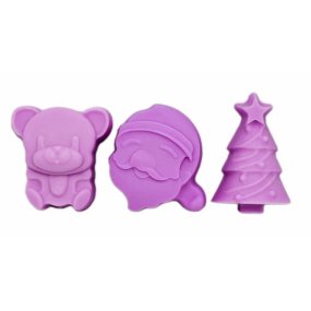 Molde 3 figuras para detalles de Navidad Molde 3 figuras para detalles de Navidad