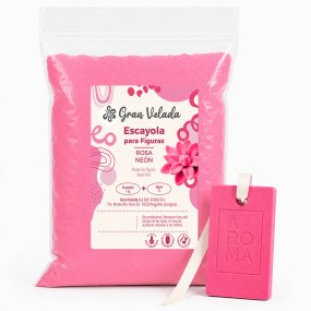 Gesso rosa néon para figuras