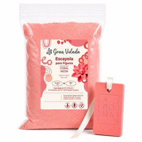 Gesso coral néon para figuras