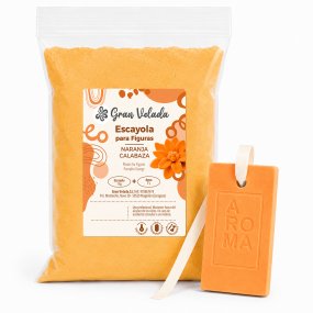 Gesso laranja abóbora para figuras