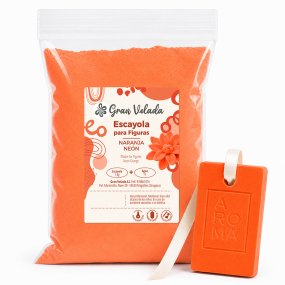 Gesso laranja néon para figuras