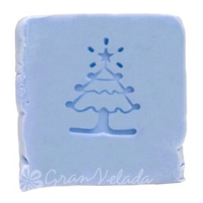 Carimbo para sabonetes Árvore de Natal