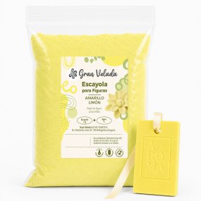 Gesso amarelo limão para figuras