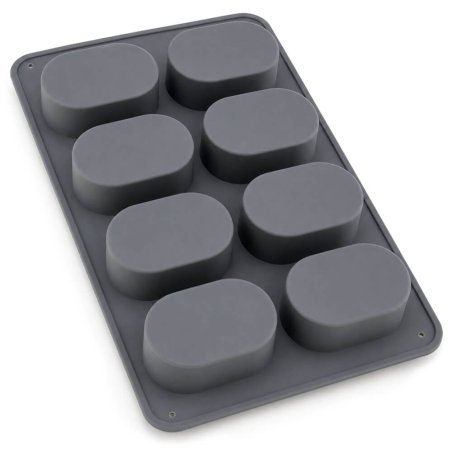 Molde 8 pastillas de  jabón ovaladas