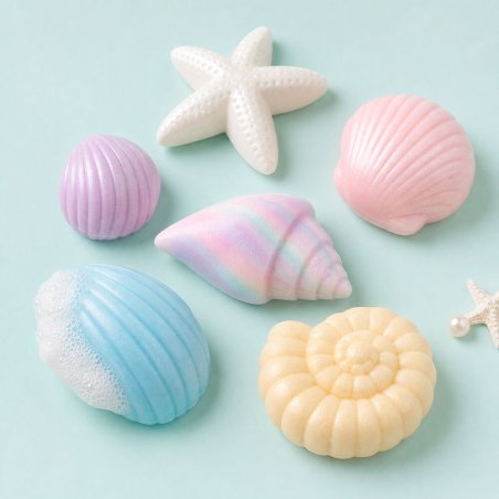 Molde de silicona para hacer conchas y caracolas