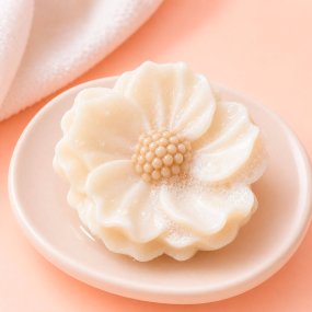 Molde para sabonetes flor de camélia
