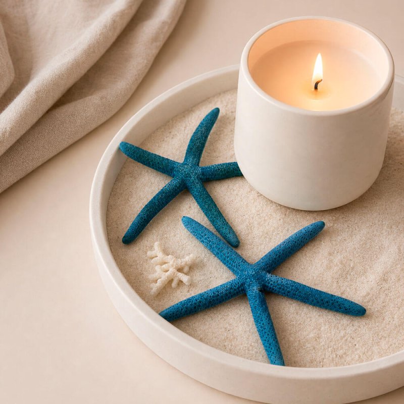 Decorar con estrellas de mar