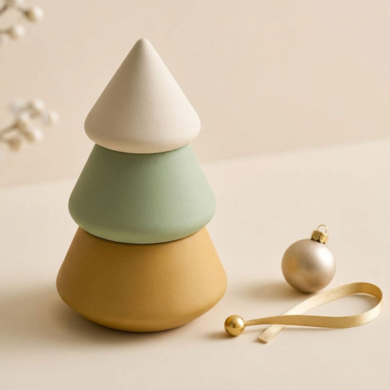 Molde para hacer velas de árbol de Navidad