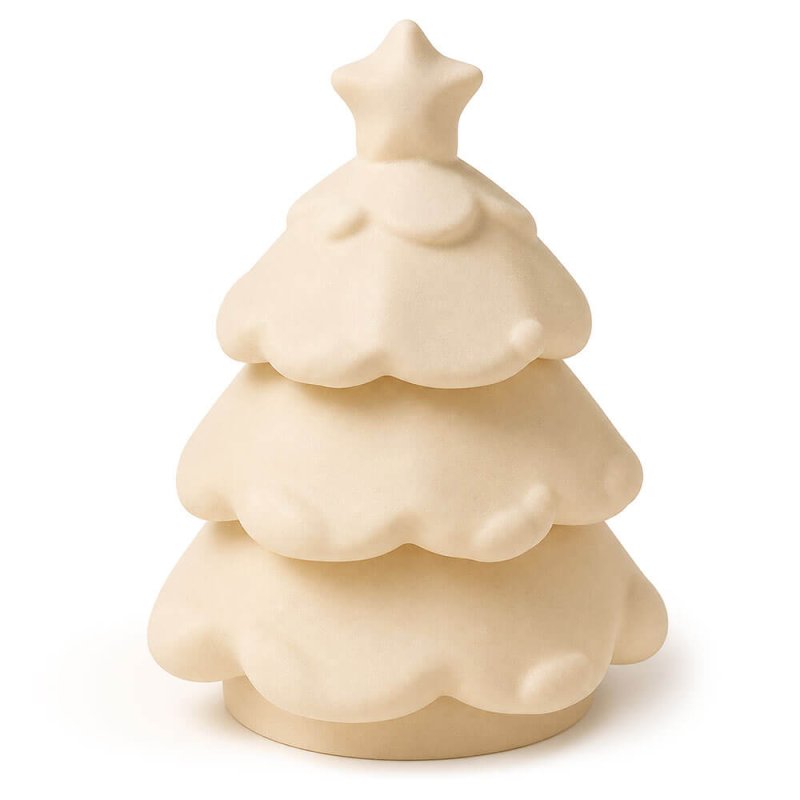 Molde para hacer portavelas árbol de Navidad