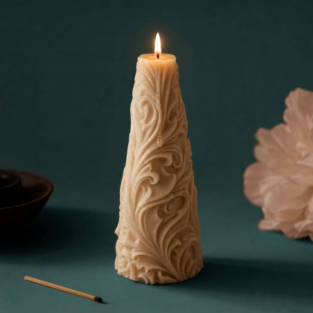 Molde para hacer velas barrocas