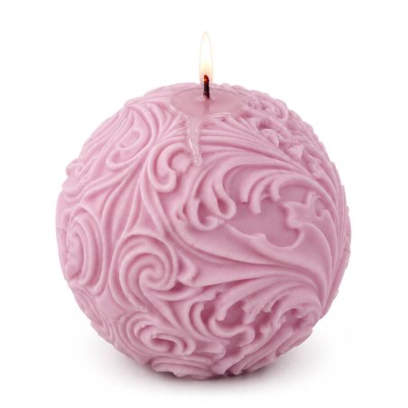 Molde para hacer velas bola barroca
