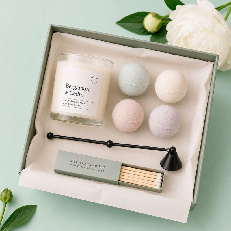 Apagavelas negro para velas premium