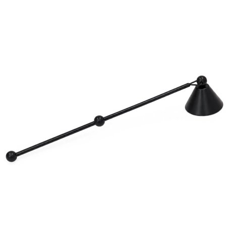 Apagavelas metálico negro de campana