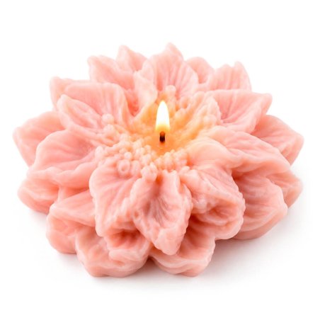 Molde para hacer velas caseras dalia
