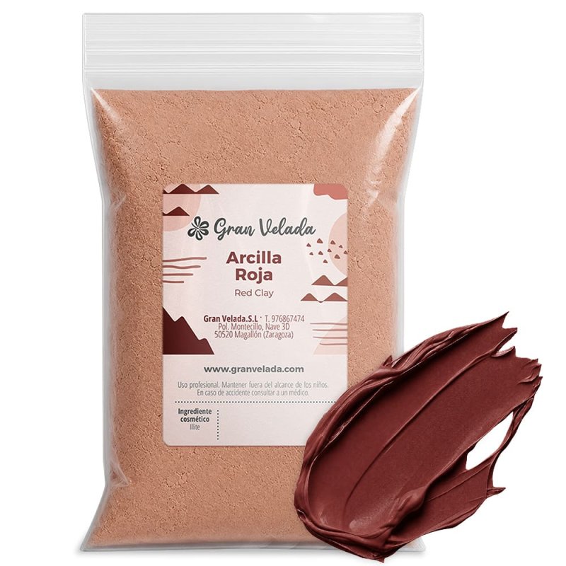 Arcilla color rojo
