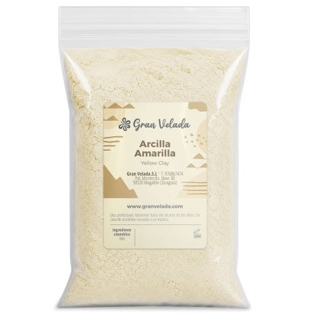 Arcilla amarilla cosmética