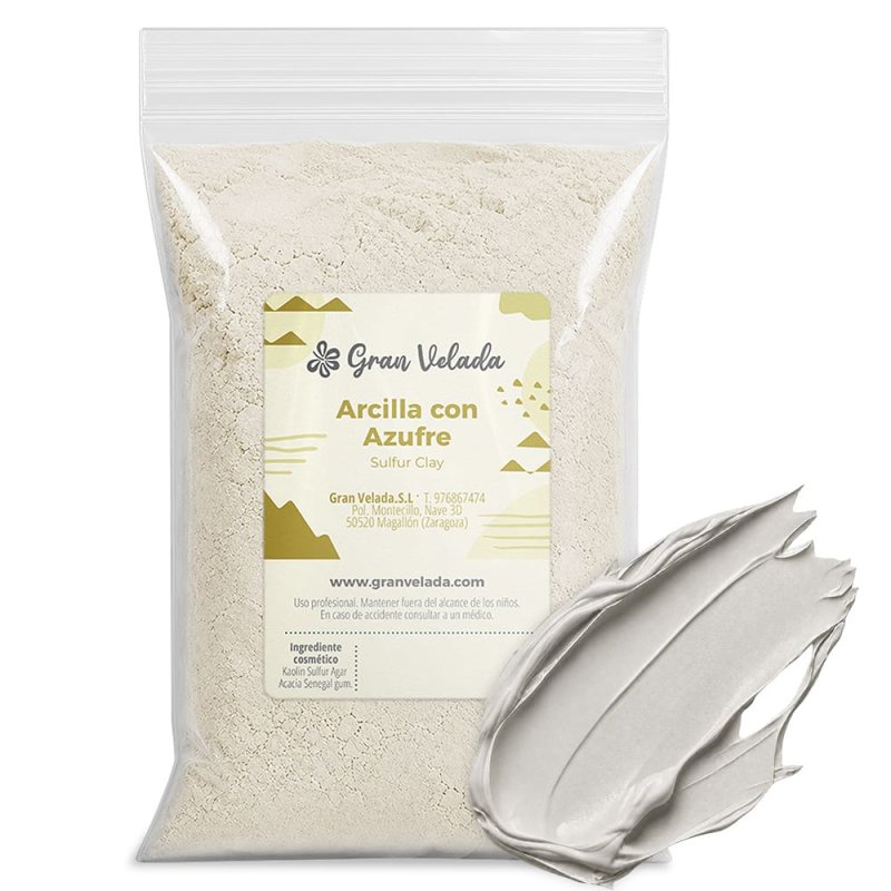 Arcilla con azufre